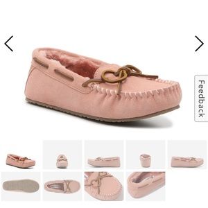 Minnetonka LYNDA TRAPPER MOCCASIN SLIPPER